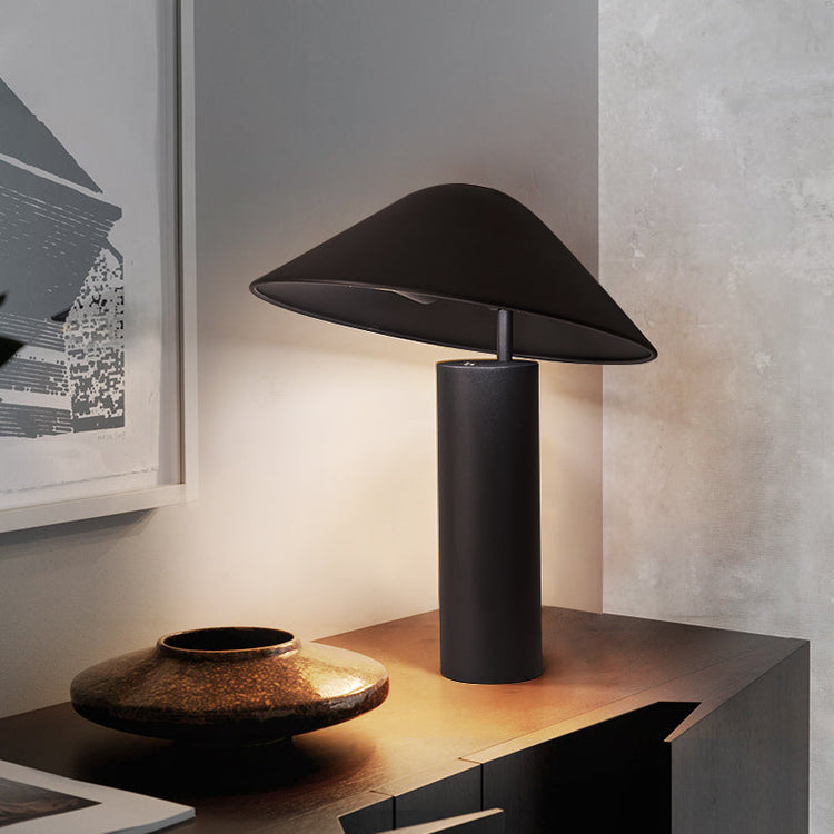 Modern minimalist bedside table lamp by FLIPSTYLEZLLC with a sleek design, perfect for bedroom or study decor.