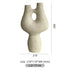 Nordic minimalist ceramic vase by FLIPSTYLEZLLC, modern hydroponic flower container for stylish home decoration.