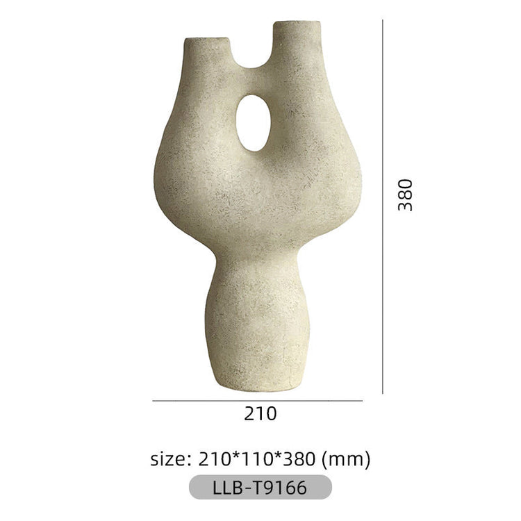 Nordic minimalist ceramic vase by FLIPSTYLEZLLC, modern hydroponic flower container for stylish home decoration.