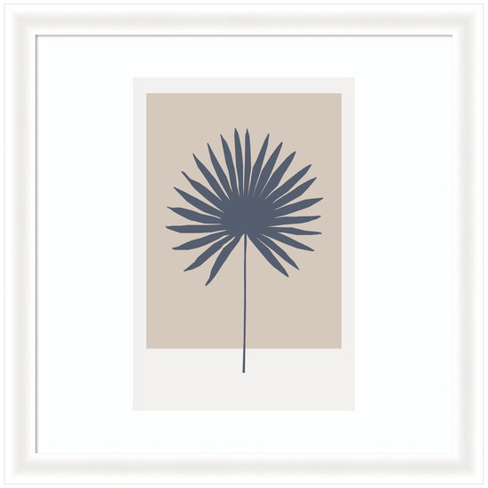 Botanical palm colorblock framed wall art by kateandlaurel, featuring vibrant leafy design in a modern print for wall decor.