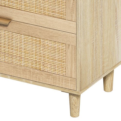 Rattan Dresser With Drawers, 6 Drawer Dresser For Bedroom, Clothes - Modern Home & Kitchen