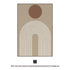 Abstract boho wall art print by Modern Home & Kitchen LLC featuring earth tone canvas posters in various sizes and styles.