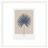 Botanical palm colorblock framed wall art by kateandlaurel, featuring vibrant green palm leaves in a modern design.