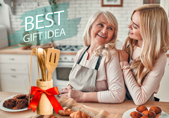 Bamboo Kitchen Utensils Set 8-Pack Online in US | Modern Home & Kitchen
