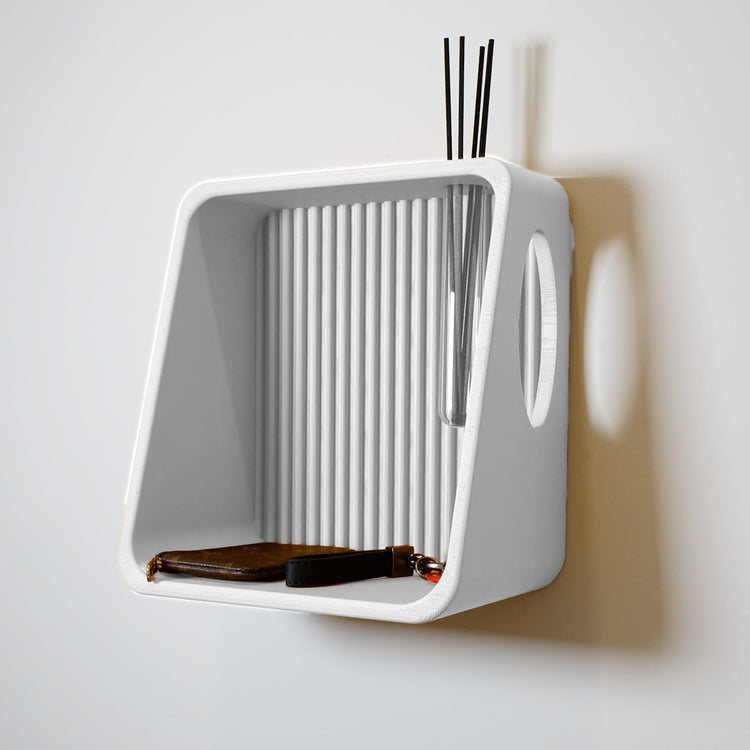 Modern Floating Wall Shelf | Propagation Plant & Reed Diffuser Display Shelf
