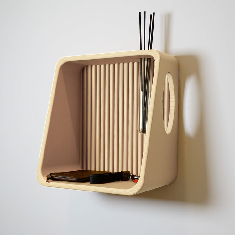 Modern Floating Wall Shelf | Propagation Plant & Reed Diffuser Display Shelf