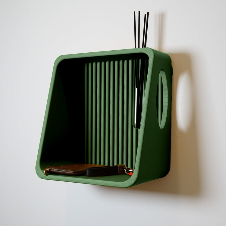 Modern Floating Wall Shelf | Propagation Plant & Reed Diffuser Display Shelf