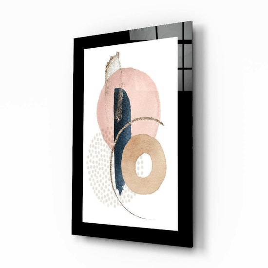 Abstract modern glass wall art by Insigneart USA featuring sleek tempered glass decor for stylish wall decoration.