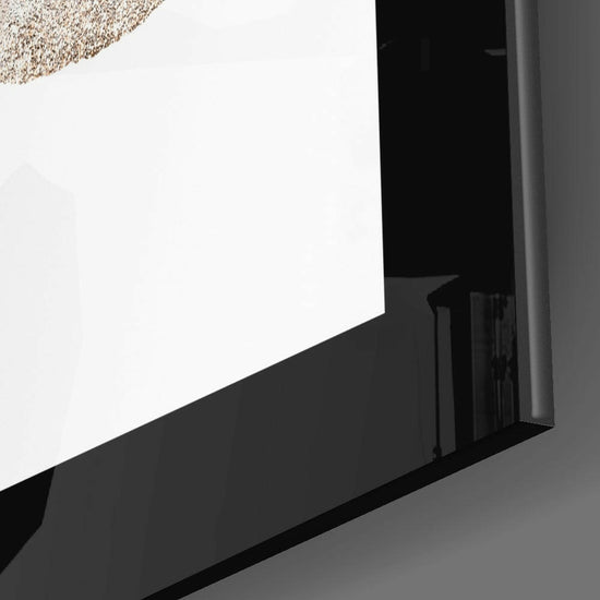 Abstract glass wall art by Insigneart USA featuring modern tempered glass decor with a sleek, contemporary design.