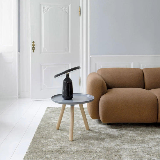 Mooiehome Eddy 12.6-inch table lamp with a modern design and sleek base, perfect for bedside or living room decor.