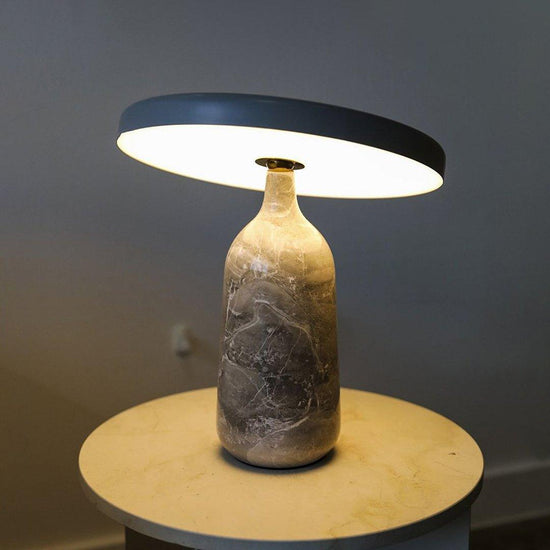Mooiehome Eddy 12.6-inch table lamp with a modern design, featuring a sleek base and fabric shade for contemporary home decor.