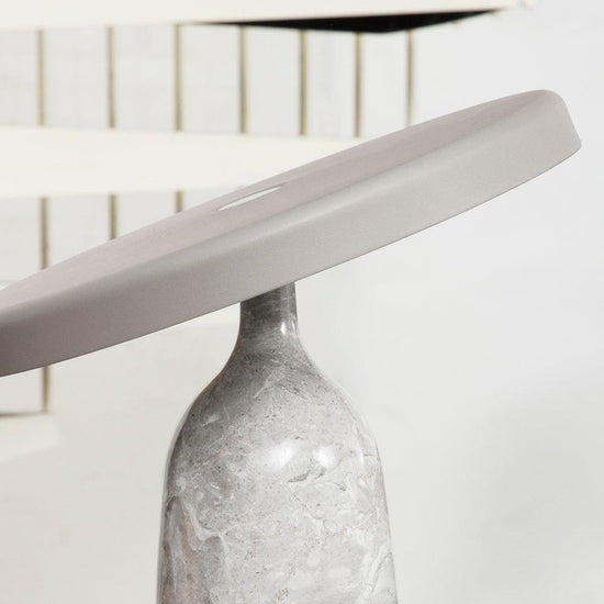 Eddy table lamp by Mooiehome with a 12.6-inch modern design, featuring a sleek base and a fabric shade for ambient lighting.