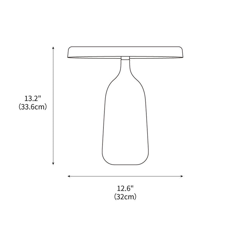 Mooiehome Eddy 12.6-inch table lamp with a sleek, modern design and a cylindrical base, ideal for bedside or living room decor.
