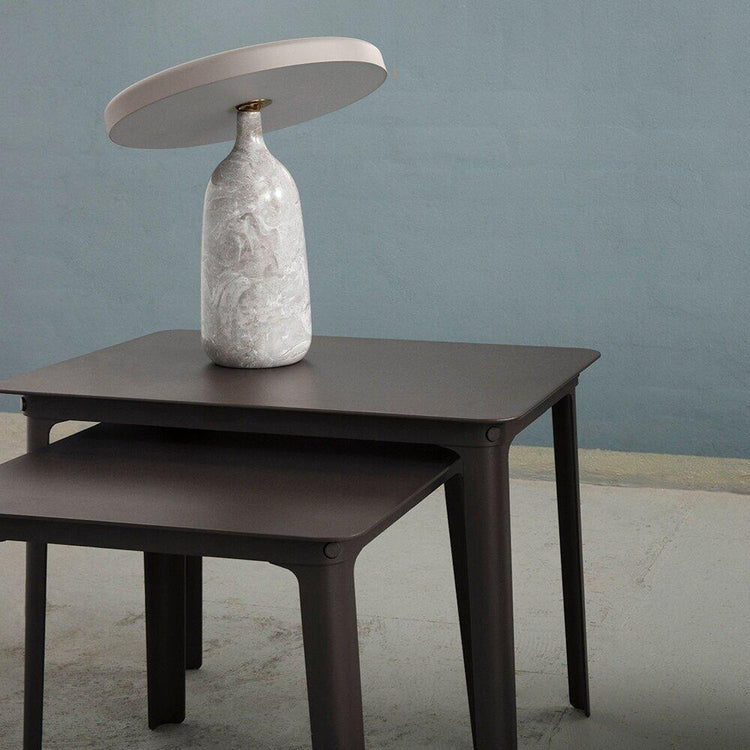 Mooiehome Eddy 12.6-inch table lamp with a sleek, modern design featuring a cylindrical base and fabric shade.