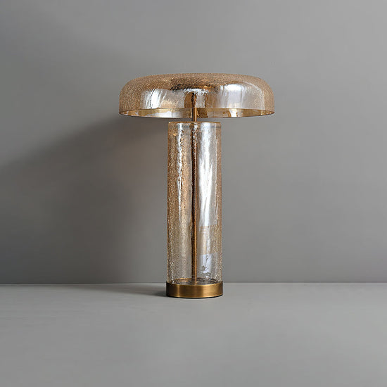 Eira Crackle Table Lamp by Mooiehome with a textured, crackle finish and modern design, ideal for accent lighting in living spaces.