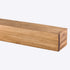 Aged oak farmhouse poplar wood floating fireplace mantel with rustic finish, designed by Dogberrycollections.