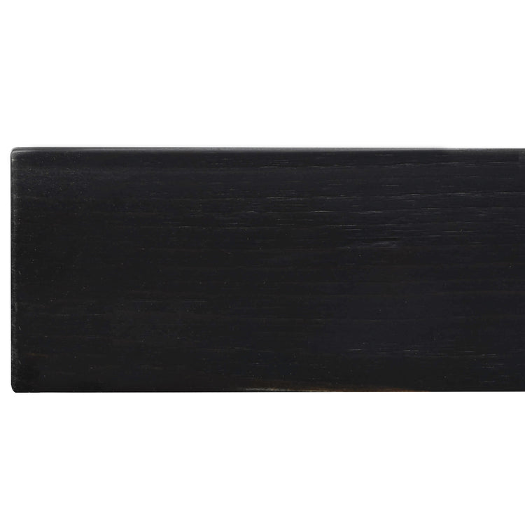 Smooth Solid Floating Timber Fireplace Mantel Shelf | Natural Wood Wall Decor