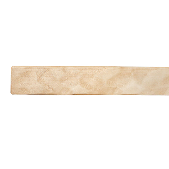 Hewn Kitchen floating shelf by Dogberrycollections, hand-textured solid poplar wood in natural finish, 24 to 72 inches long.