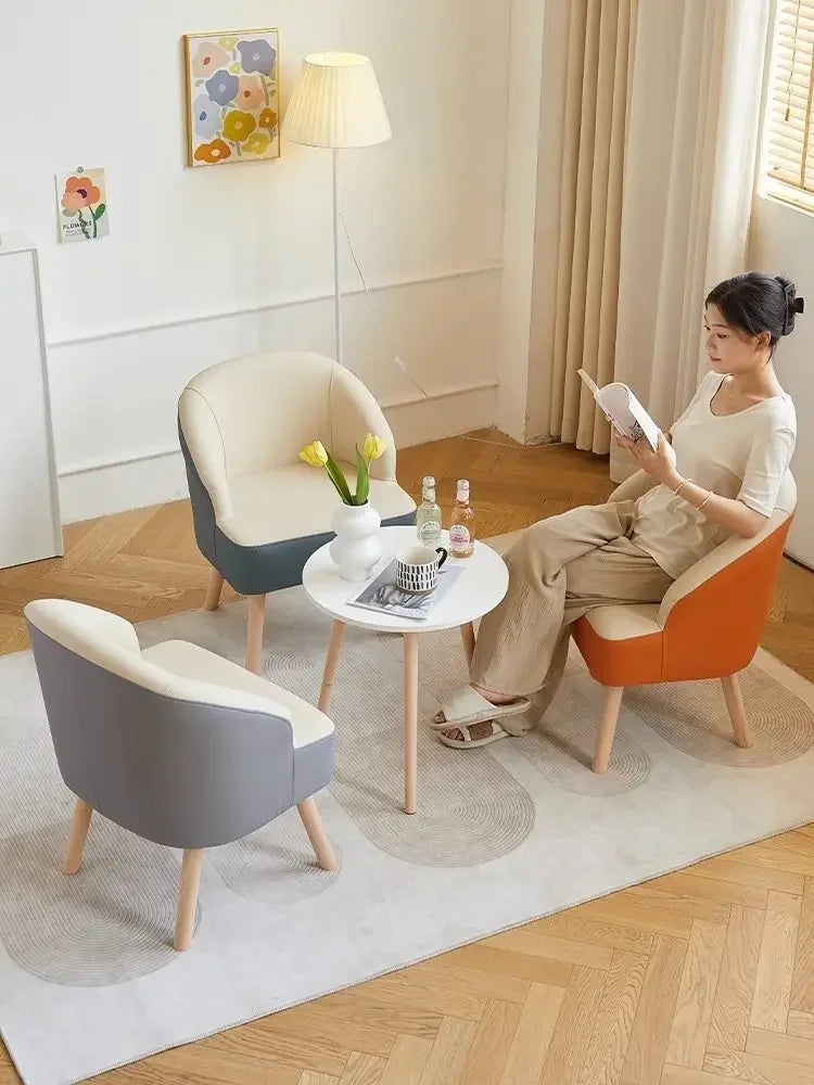 Modern cozy Decorbites Leisure single sofa chair with plush fabric and sleek design, perfect as a stylish accent piece.