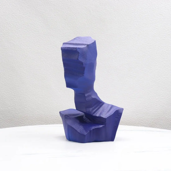 Modern abstract characters sculpture decoration by Decorbites, featuring artistic resin accent with unique, flowing design.