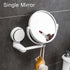 360° Rotating Folding Makeup Mirror | Wall-mounted Shaving Mirror for Bathroom | Modern Home & Kitchen