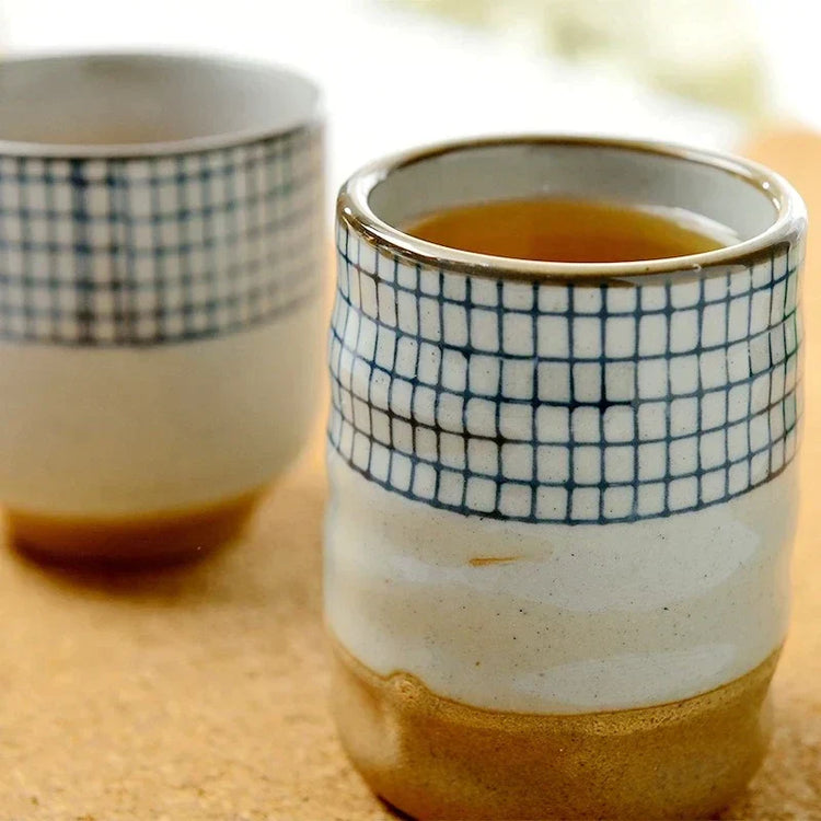Hand-painted Japanese porcelain tea cup by Decorbites, eco-friendly ceramic mug with floral design, 100ml to 200ml capacity