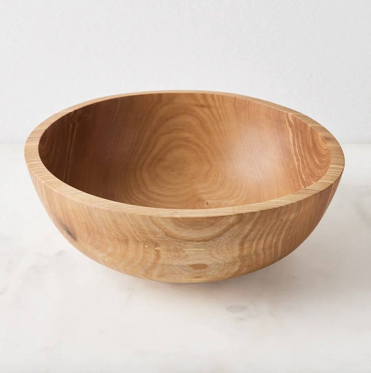 Hand Carved Wooden Nesting Bowl Set - Modern Home & Kitchen
