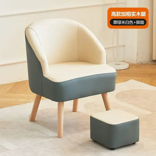 Modern cozy Leisure Single Sofa Chair by Decorbites with plush fabric and sleek design, perfect as an accent chair.