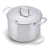 Alva Cookware 7 Qt. stock pot with lid, stainless steel, deep cooking pot ideal for soups and stews