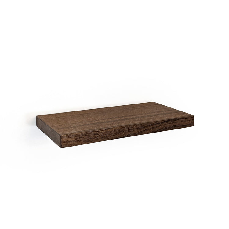 Handmade Wood Floating Shelf 6–10" | Mahogany Wall Shelf