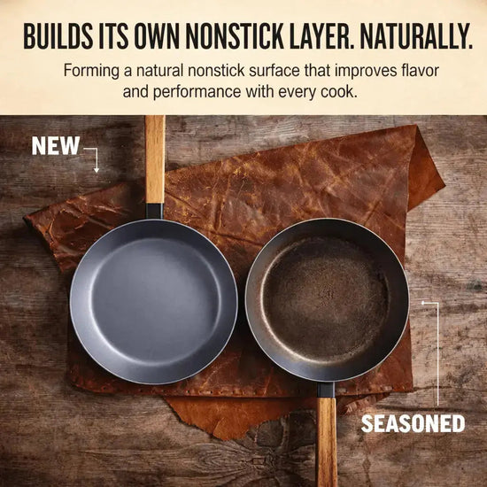 12-inch Alva Cookware wok pan with a non-stick surface and stainless steel handle, ideal for stir-frying and versatile cooking.
