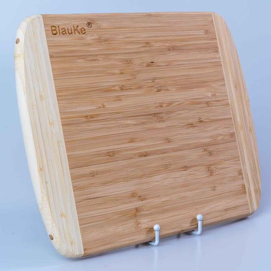 Eco-friendly bamboo cutting board for chopping and serving