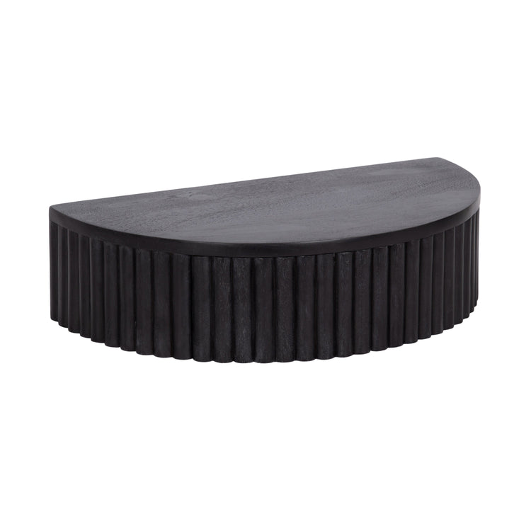 Reid Ribbed Floating Side Table | Modern Wall Mounted Bedside Table Decor