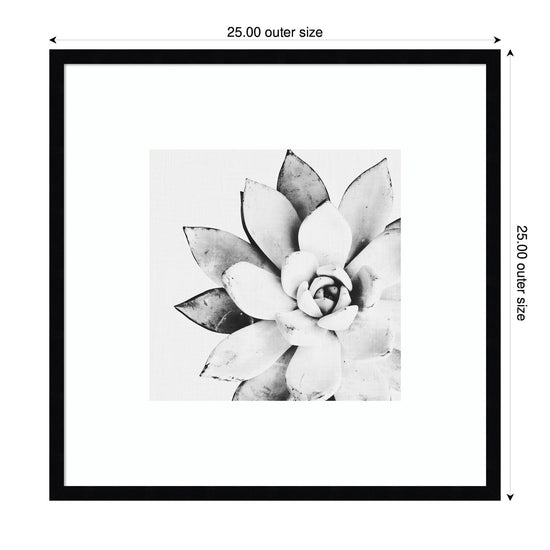 Modern succulent framed wall art by kateandlaurel, botanical decor print featuring vibrant green succulents in a stylish frame.
