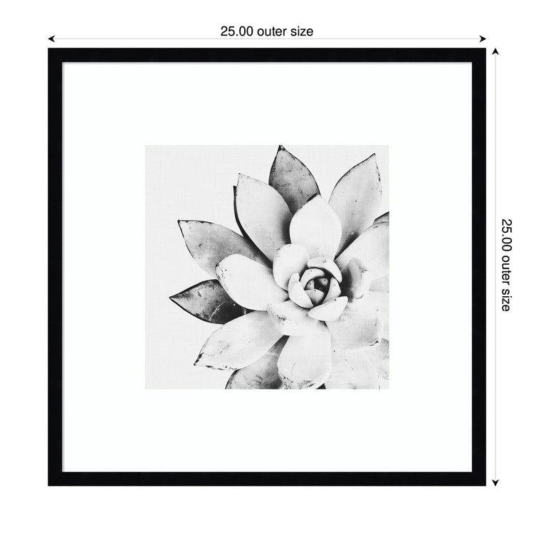 Modern succulent framed wall art by kateandlaurel, botanical decor print featuring vibrant green succulents in a stylish frame.