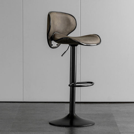 Scandinavian minimalist modern chair by FLIPSTYLEZLLC with sleek wooden legs and neutral fabric upholstery.