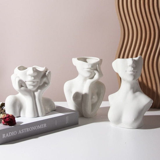 Babe Ceramic Vase - Modern Home & Kitchen