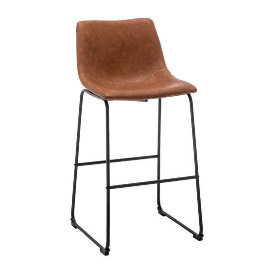 Modern Scandinavian chair by FLIPSTYLEZLLC featuring a minimalist design with wooden legs and a neutral fabric seat.
