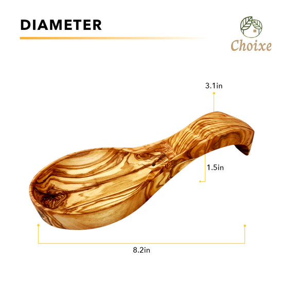 Olive Wood Spoon Rest - Modern Home & Kitchen