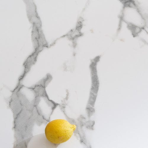 Marble Patterned Coffee Table With Storage Rack - Modern Home & Kitchen