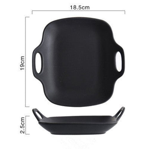 Bone Porcelain Bowl – Solid Color Dining Bowl in Multiple Shapes - Modern Home & Kitchen