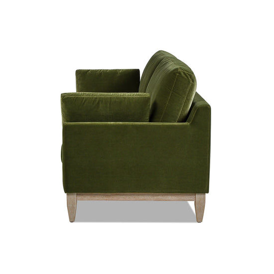 Norbrunn Eco Velvet Lounge Sofa by HouseOfZazla, sustainable modern sofa with plush velvet upholstery and sleek design.