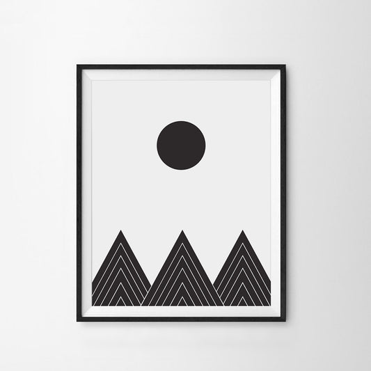 Modern Archival Art Print – Matte Finish Wall Decor (Unframed) - Modern Home & Kitchen