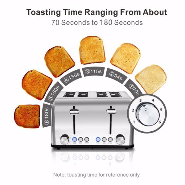 Cusimax Stainless Steel Toaster