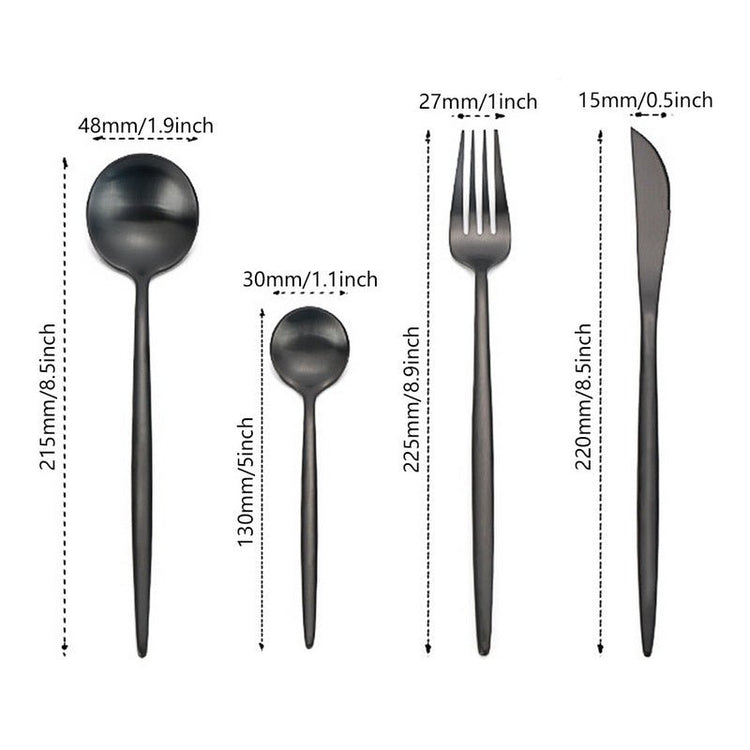 Stainless Steel Cutlery Christmas Gift Dinner Set