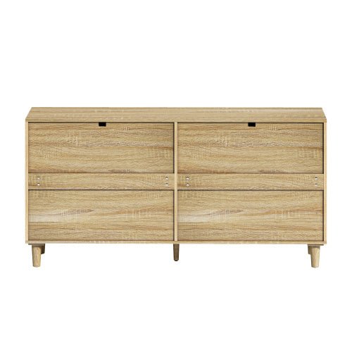 Rattan Dresser With Drawers, 6 Drawer Dresser For Bedroom, Clothes - Modern Home & Kitchen