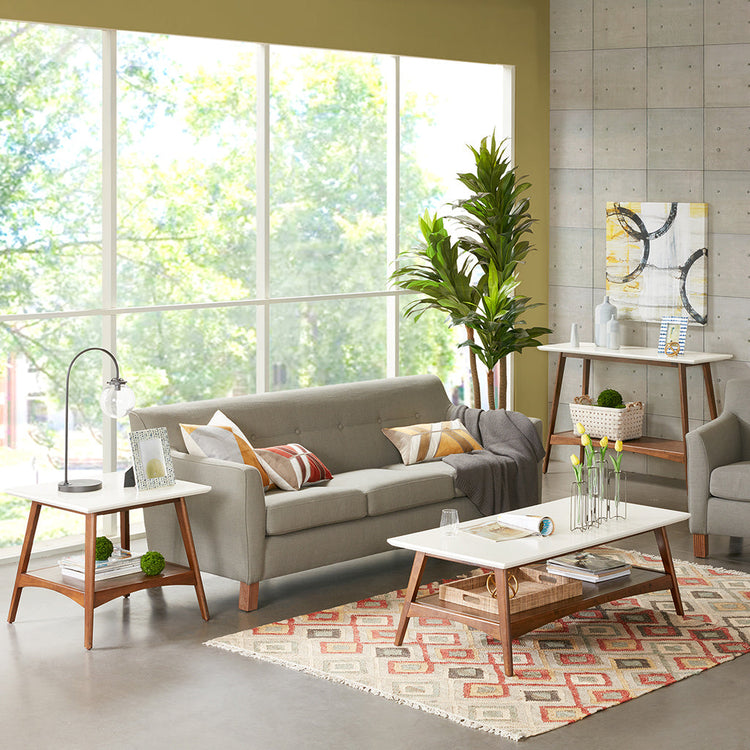 VYSN Blak Hom Classic minimalist coffee table with mid-century wood design and built-in storage for living room decor.