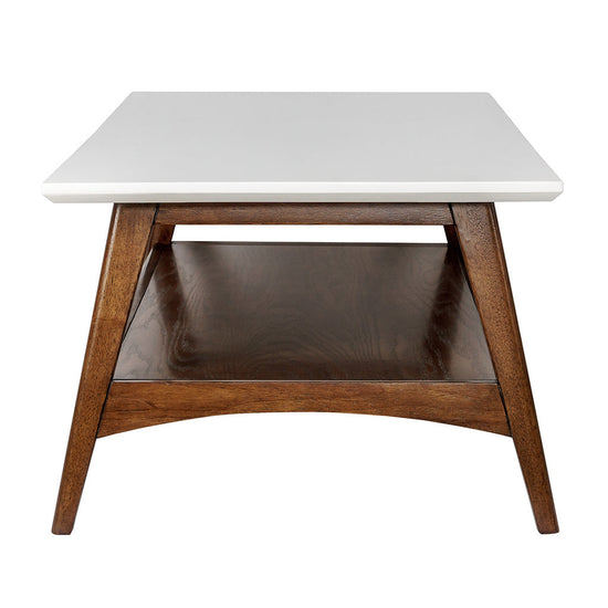 VYSN Blak Hom Classic minimalist coffee table with mid-century wood design and built-in storage in a modern living room setting.