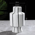 Black and white striped ceramic vase with a modern, light luxury design, perfect for contemporary home decor by FLIPSTYLEZLLC