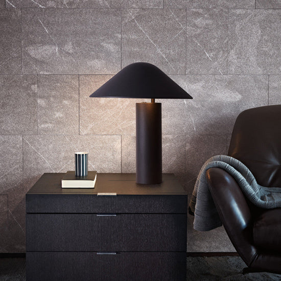 Modern minimalist bedside table lamp by FLIPSTYLEZLLC with sleek design, perfect for bedroom or study decor.